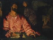 Giovanni Gerolamo Savoldo Saint Matthew and the Angel oil on canvas